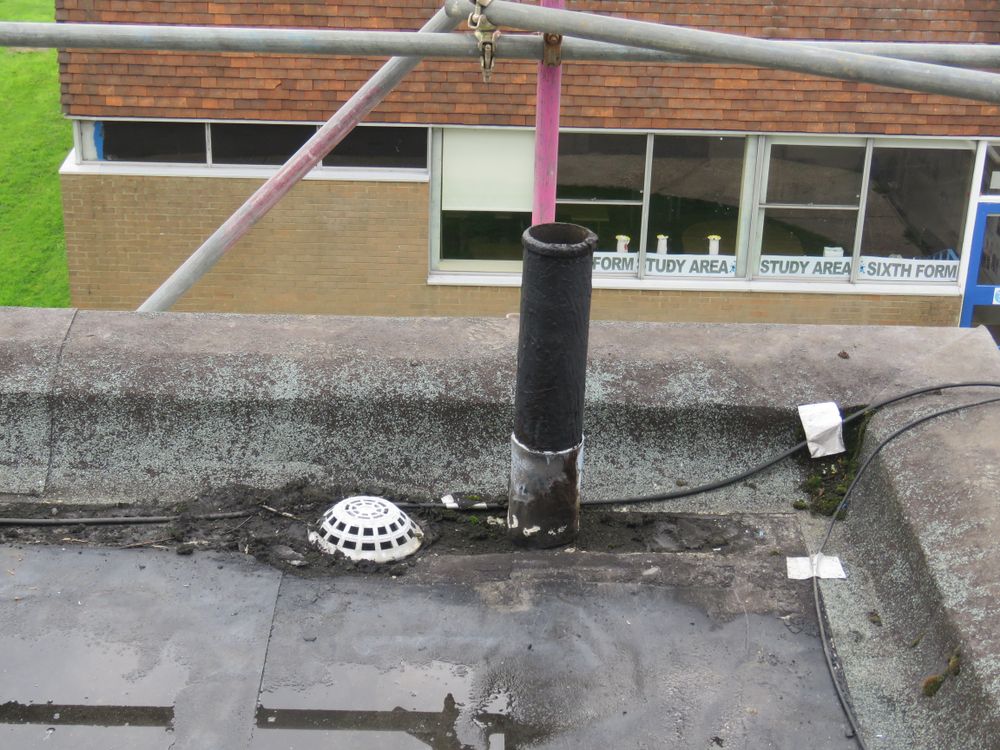 Daklekkage in Vleuten